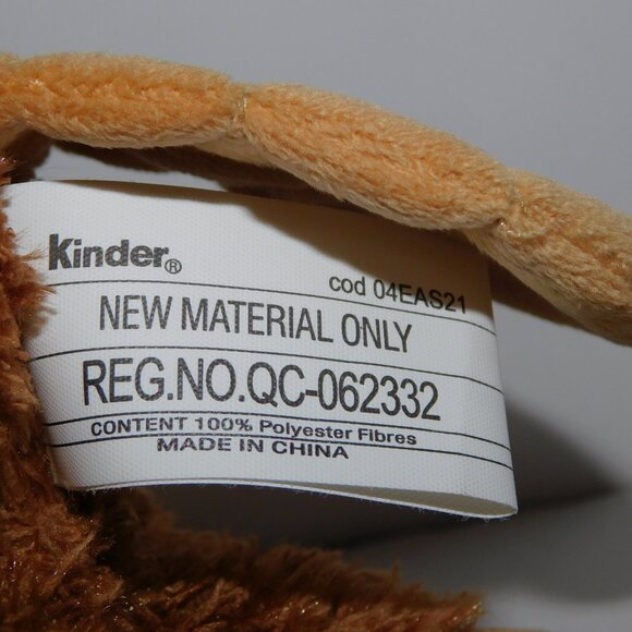 Kinder Surprise Basket Plush 9" Brown Beaver Green Bandana stuffed Toy - Picture 5 of 6